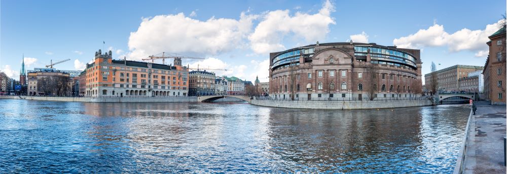 Rosenbad och riksdagshuset