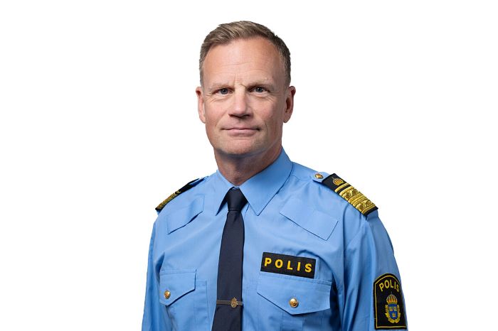 Foto på Tobias Bergkvist, biträdande regionpolischef.