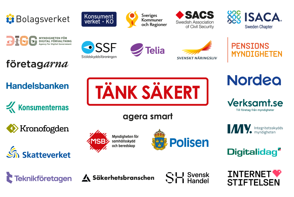 Tänk Säkert alla samarbetspartners